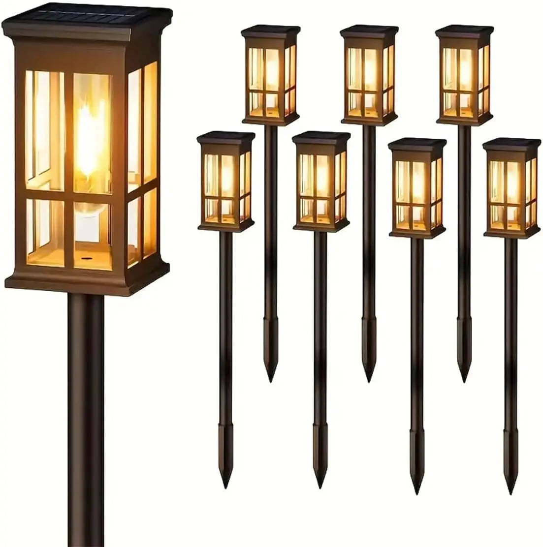 Solar Pathway Light Outdoor Solar Lamp IP65 Waterproof Garden Yard Patio Walkway
