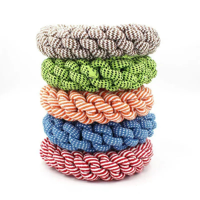 Bite Resistant Knot Dog Toys Teddy Shape Chew Toys For Small To Large Dogs