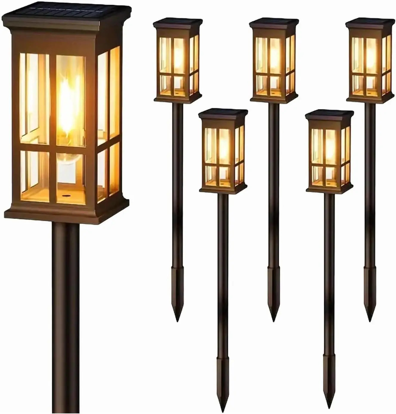 Solar Pathway Light Outdoor Solar Lamp IP65 Waterproof Garden Yard Patio Walkway