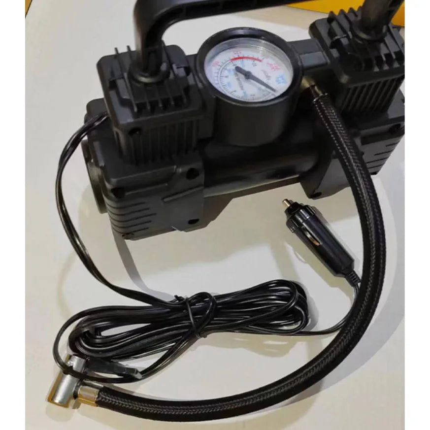 12V 150PSI Electric Tire Inflator Air Pump With LED Light For Car And Bicycle