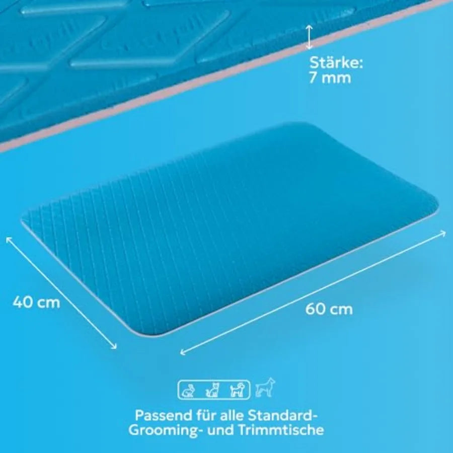 Foam Rubber Pet Grooming Table Mat 16 By 24 Inches For Dogs And Cats