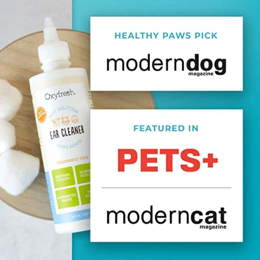 Advanced Pet Ear Cleaner For Dogs And Cats Gentle Ear Cleaning Solution