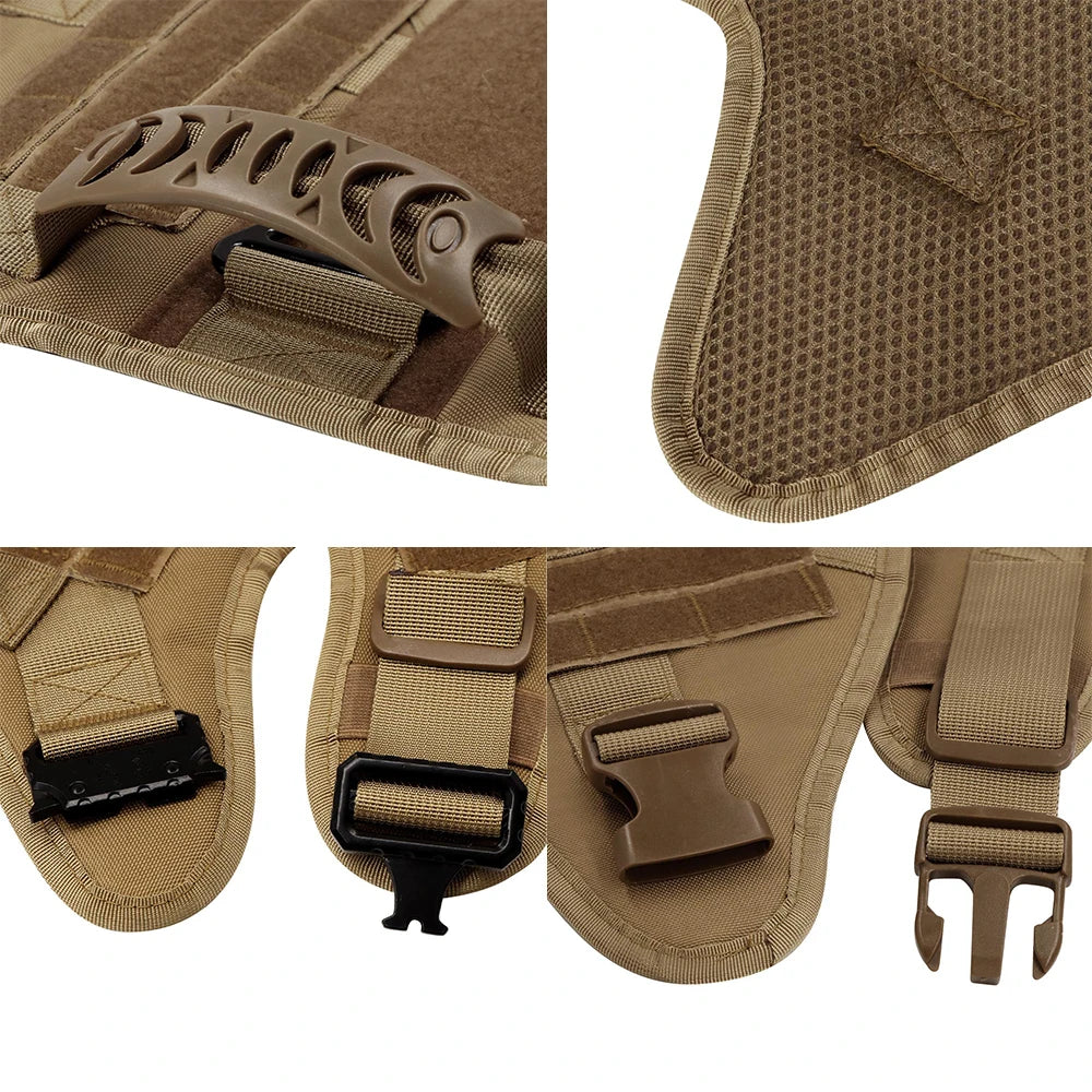 Padded Nylon Dog Harness And Leash Set Quick Release Vest