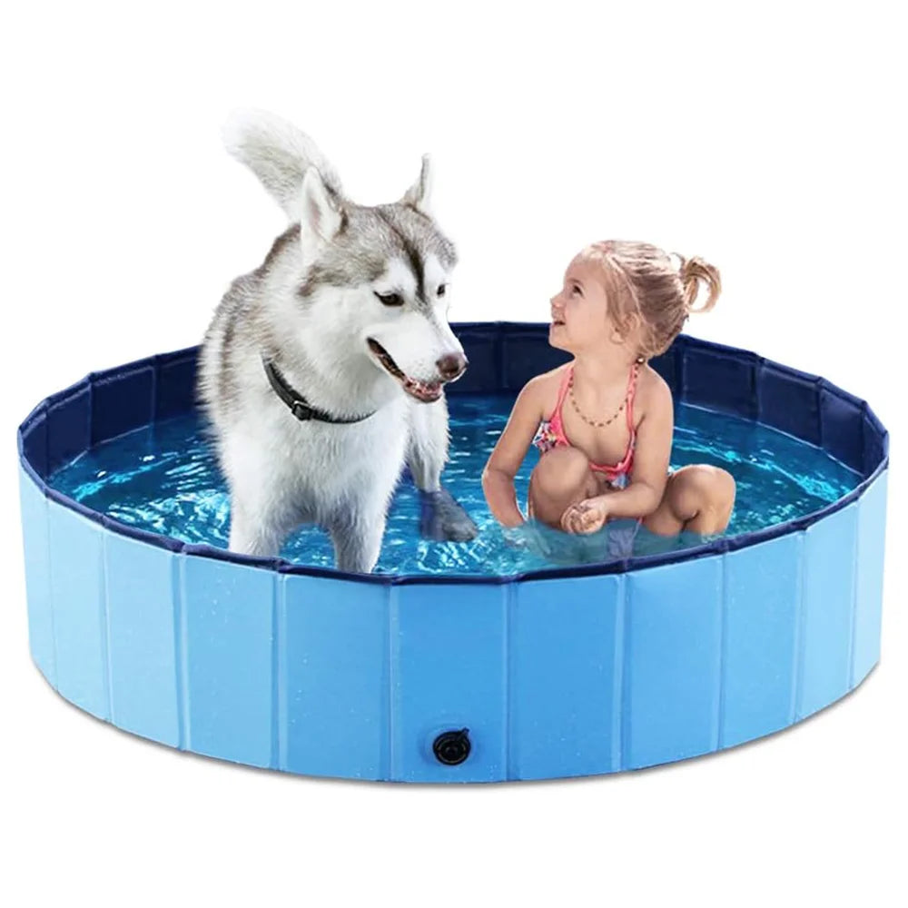Foldable Dog Swimming Pool Portable Waterproof Grooming Tub