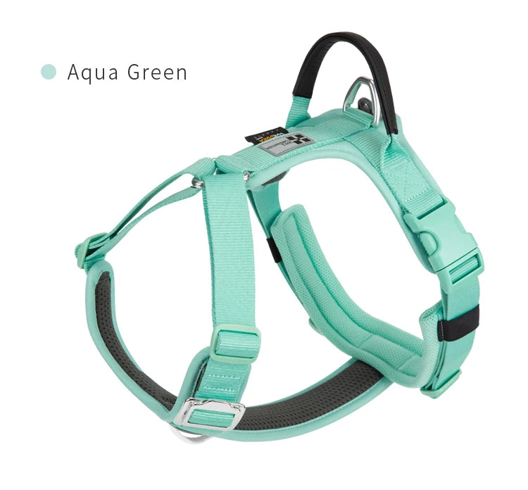 Small Combination No Pull Nylon Reflective Dog Harness Adjustable For Walking