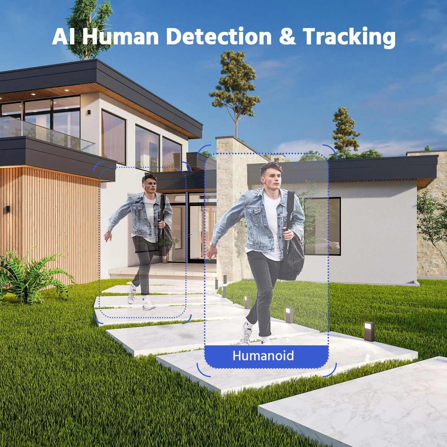 Annke 3 Inch 5MP PTZ Dual Lens WiFi Security Camera Outdoor Surveillance