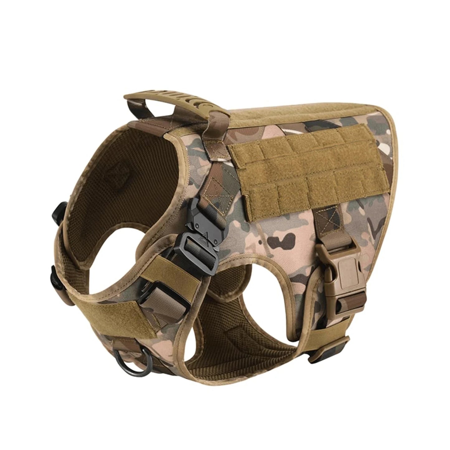 Tactical Dog Harness For German Shepherds And Large Dogs With MOLLE Pouches