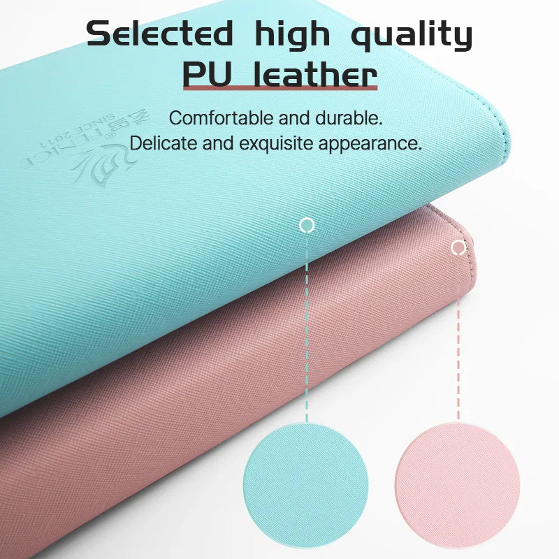 Fenice Barber Pet Scissors Storage Case Portable PU Leather Waterproof Pouch