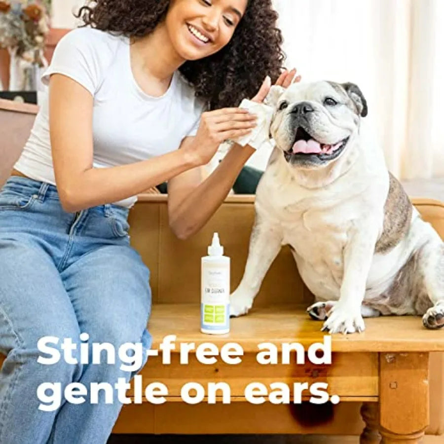 Advanced Pet Ear Cleaner For Dogs And Cats Gentle Ear Cleaning Solution