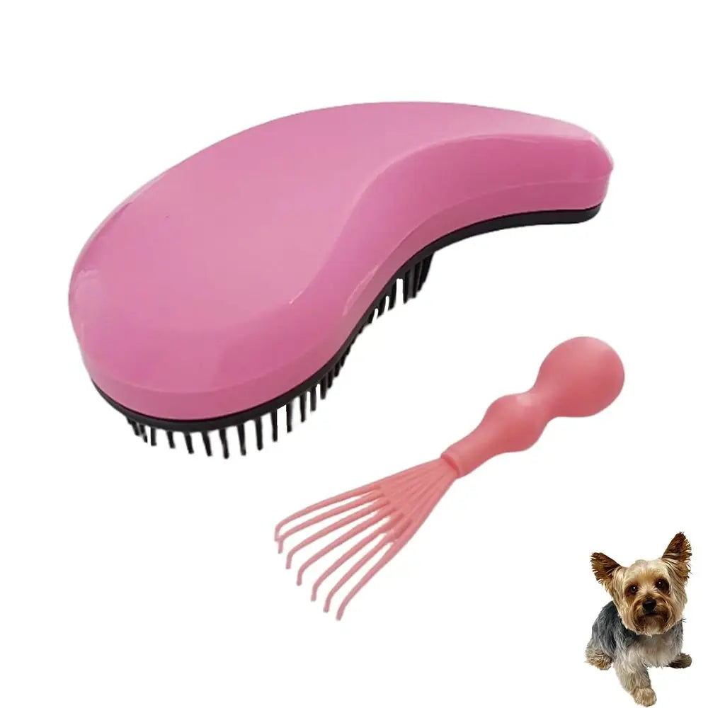 Puppy Brush For Small Dogs Gentle Bristles Yorkie Shih Tzu Maltipoo Maltese
