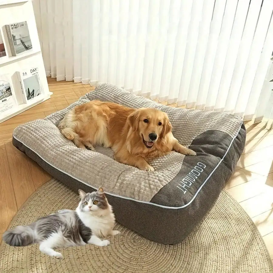 Plush Pet Furniture For Dogs And Cats Large Dog Beds And Pet Sofas