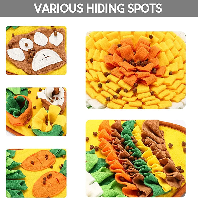 New Pet Smell Foraging Mat For Dogs Slow Feed Training Blanket Interactive Toy