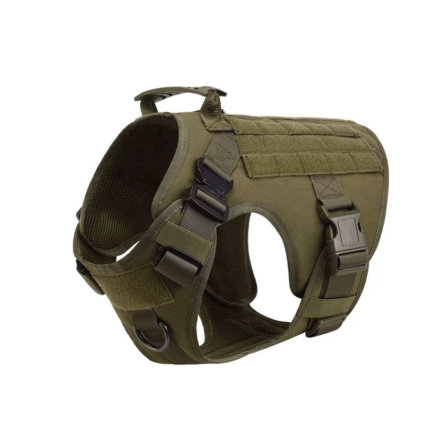 Tactical Dog Harness For German Shepherds And Large Dogs With MOLLE Pouches