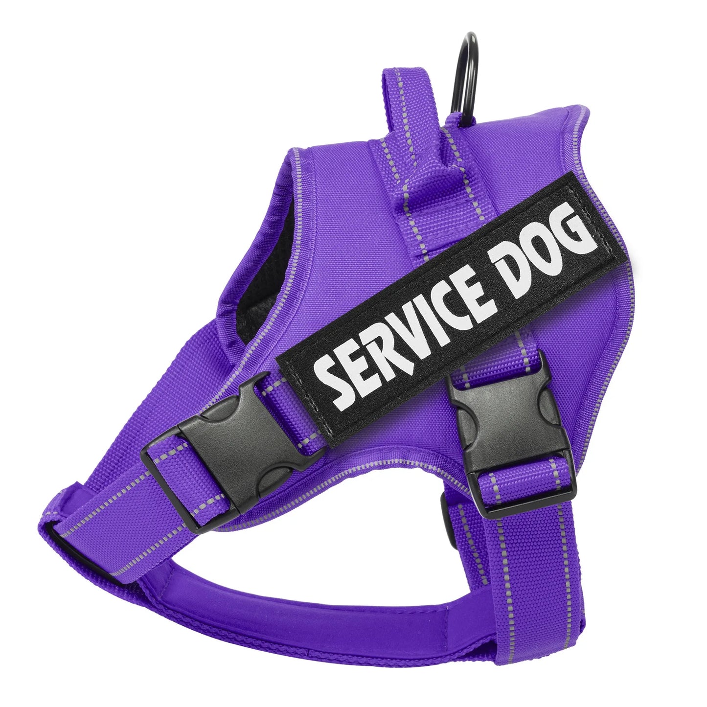 Personalized Dog Harness With Custom Name Tag For Doberman Pinscher Breathable