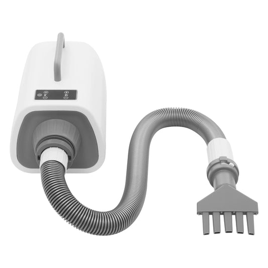 9 Speed Pet Dog Hair Dryer 3 Nozzles 6.56ft Hose Adjustable Temp 77-140F