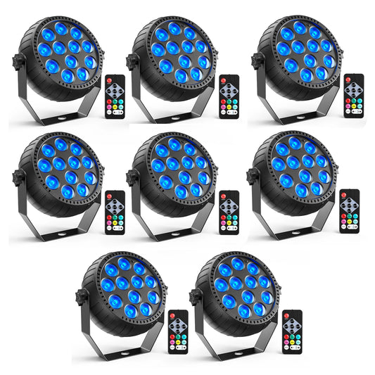 Somspot Mini RGB LED Par Lights Stage Lighting for DJ Party Bar Club Wedding