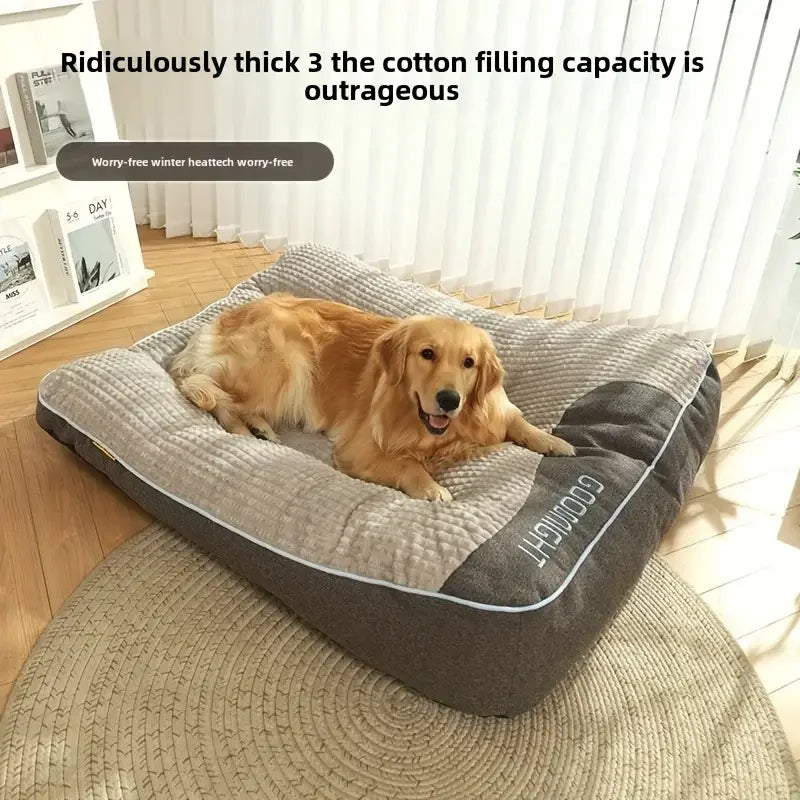 Extra Thickened 47 Inch Orthopedic Dog Bed For Large And Senior Dogs