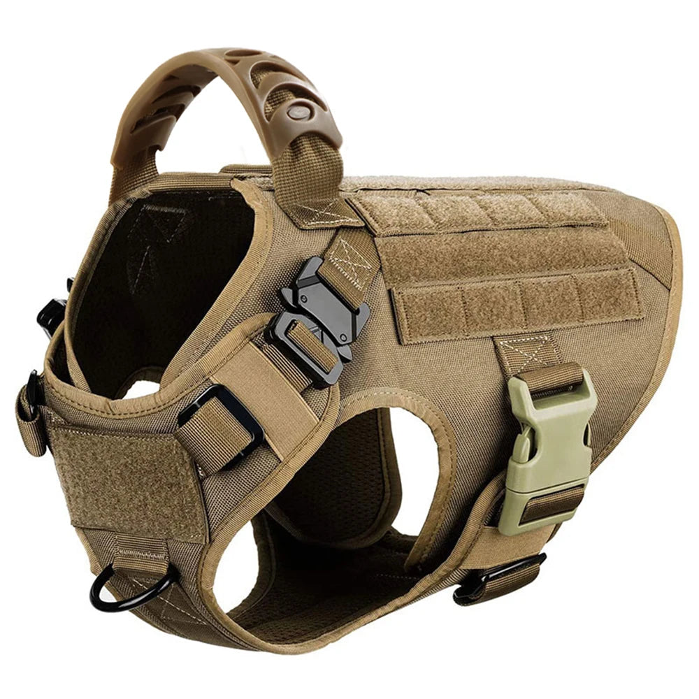 Padded Nylon Dog Harness And Leash Set Quick Release Vest