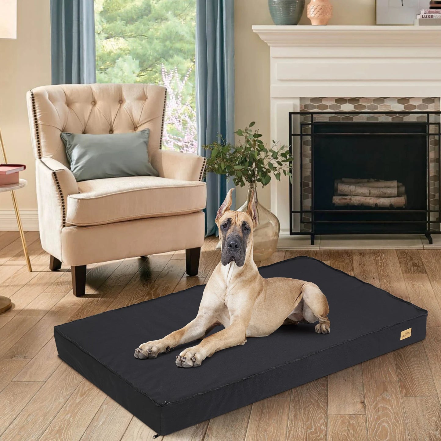 M L XL 2XL Orthopedic Dog Bed Memory Foam Mattress Washable Waterproof Cover