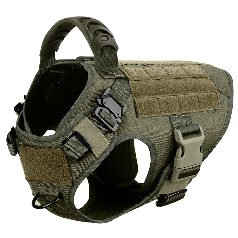 Padded Nylon Dog Harness And Leash Set Quick Release Vest