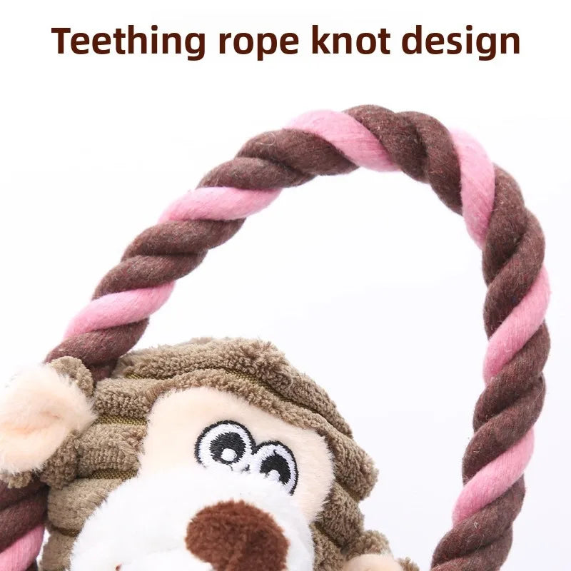 Durable Plush Long Leg Animal Dog Toy With Pull Ring For Large Dogs Chewing
