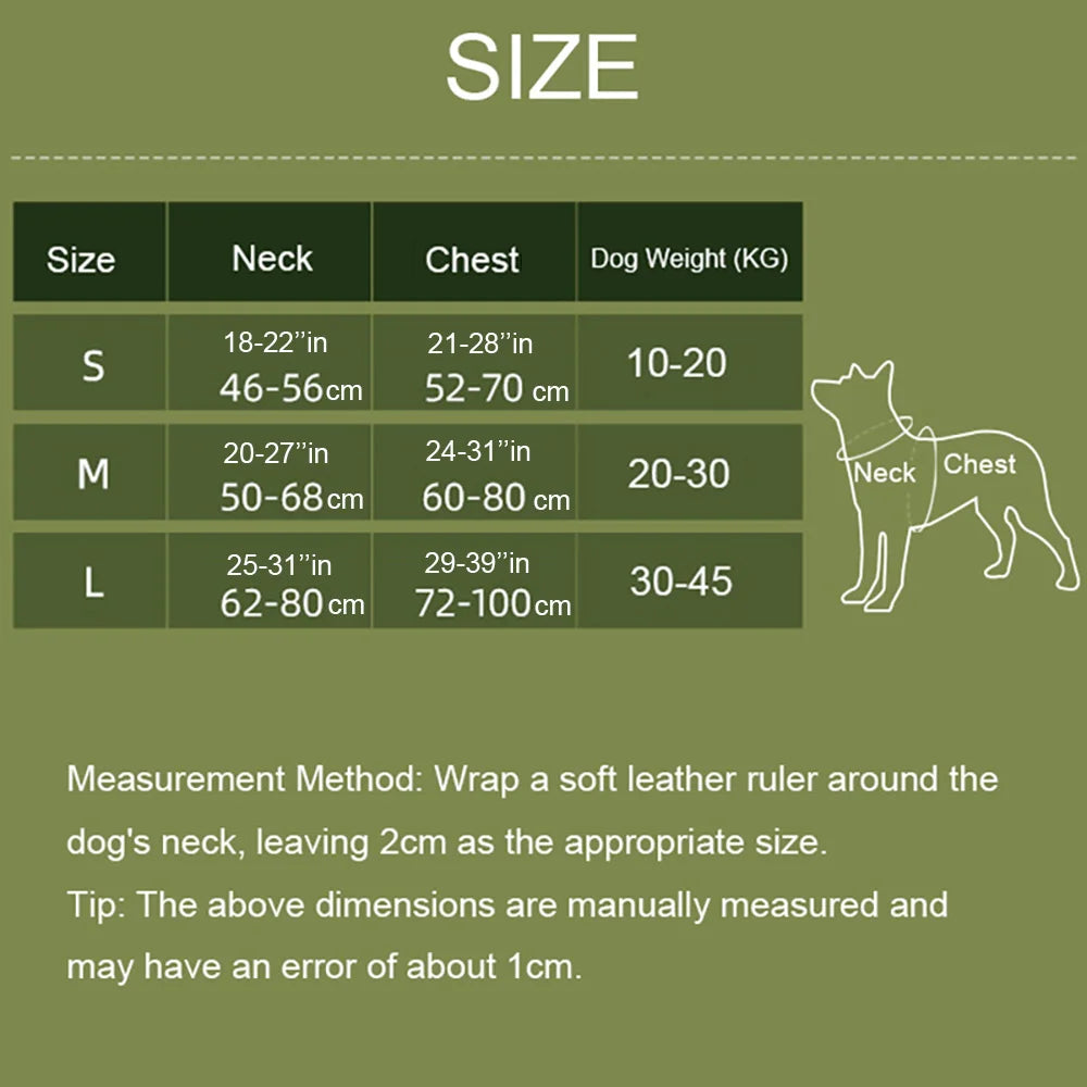 Big Dog Tactical Harness Waterproof Explosion Proof Vest For Medium To Large Dog