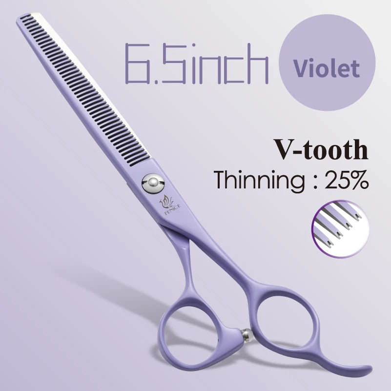 Fenice Professional Pet Thinning Scissors 6.5 Inch Stainless Steel Blade