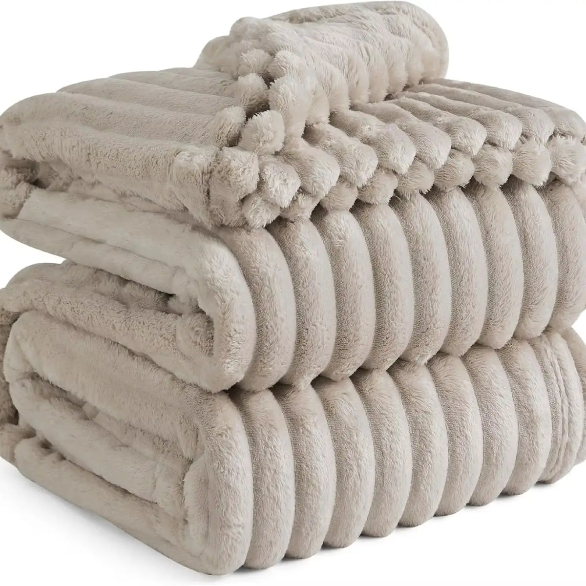 Super Soft Fleece Blanket Large Throw 108x92 Inch All Season Warm Couch