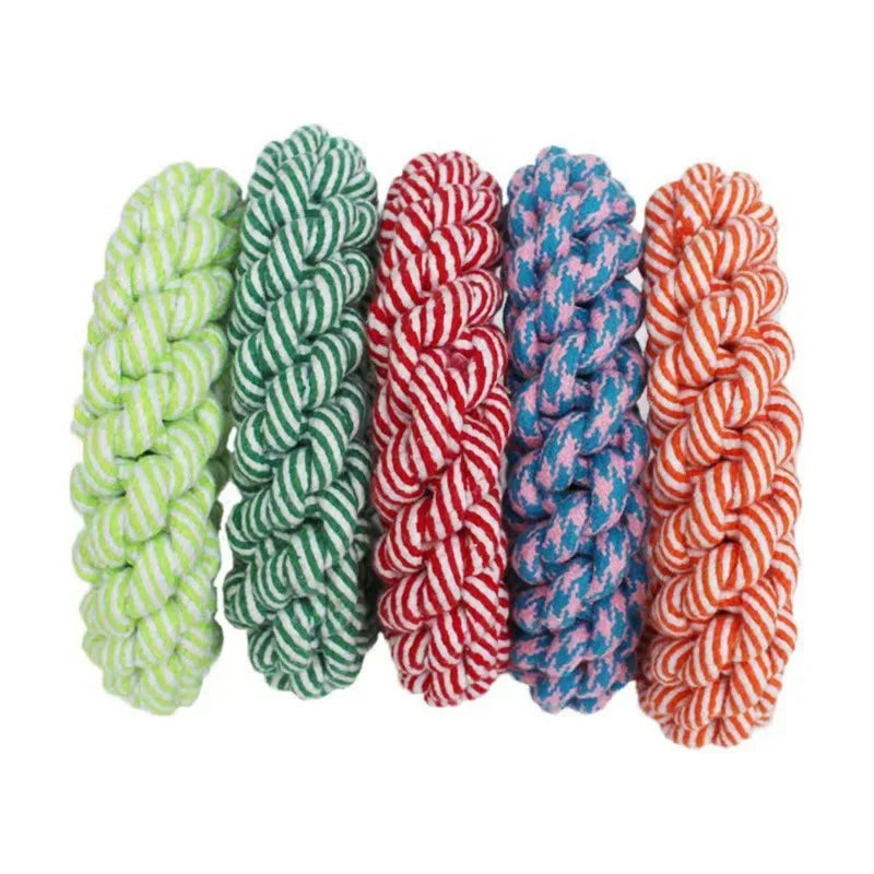Bite Resistant Knot Dog Toys Teddy Shape Chew Toys For Small To Large Dogs