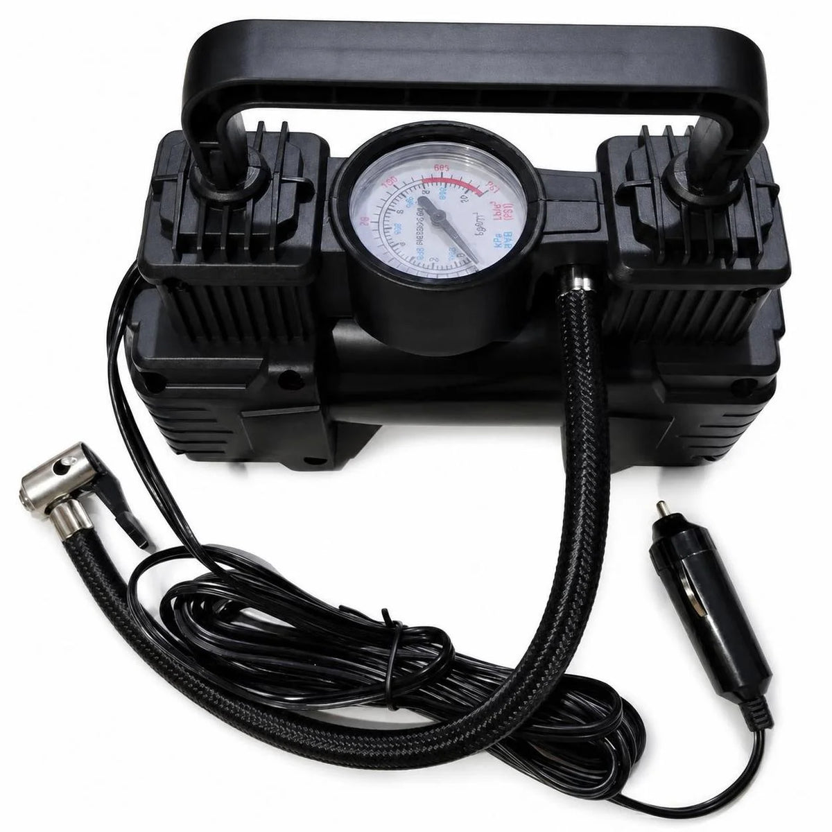 12V 150PSI Electric Tire Inflator Air Pump With LED Light For Car And Bicycle