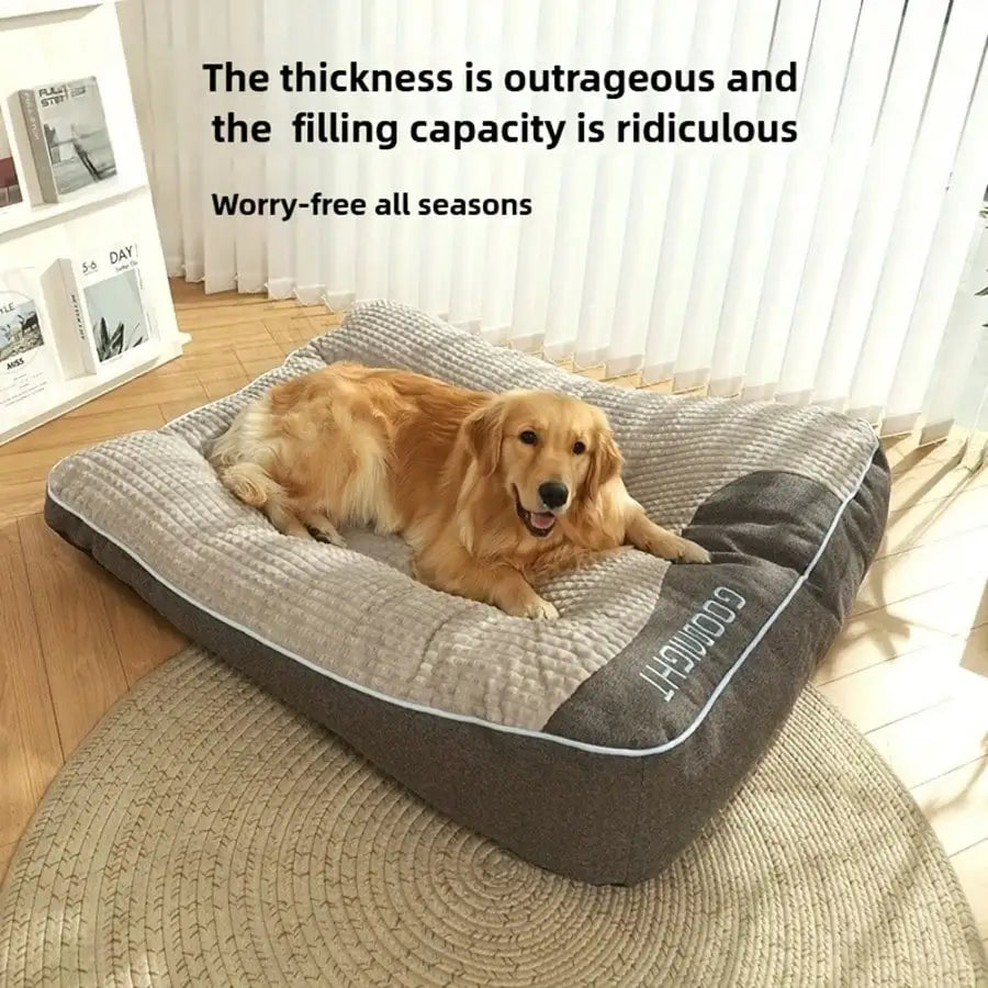Plush Pet Furniture For Dogs And Cats Large Dog Beds And Pet Sofas