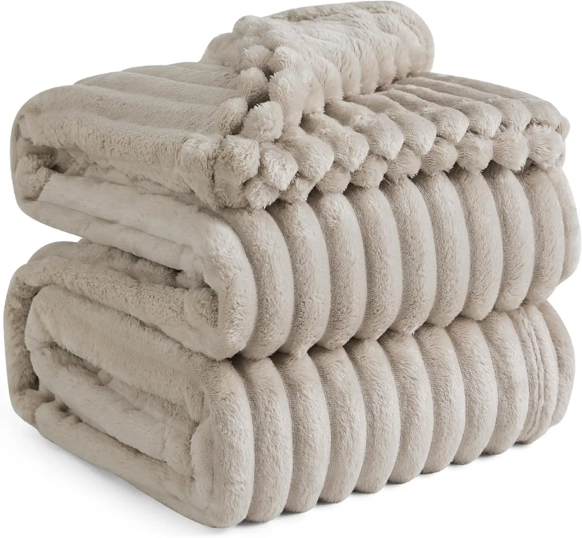 Super Soft Fleece Blanket Large Throw 108x92 Inch All Season Warm Couch