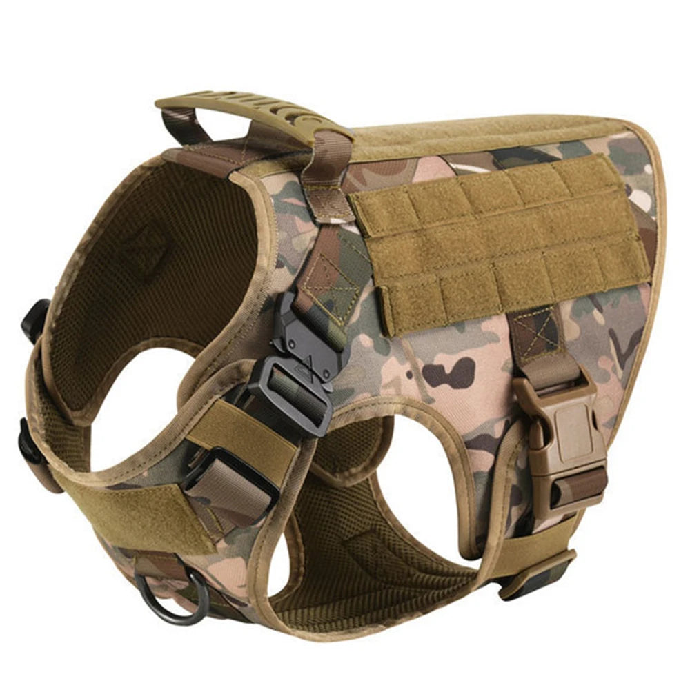 Padded Nylon Dog Harness And Leash Set Quick Release Vest