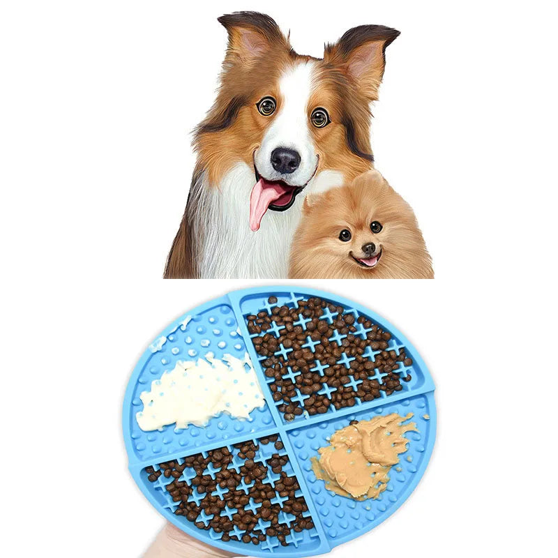 Licking Mat For Dogs And Cats Silicone Slow Feeder With Suction Cup GCP02