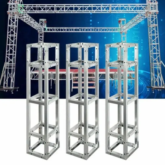 Iron Square Truss Tower Kit For Stage Lighting DJ Shows 3 Pieces Set