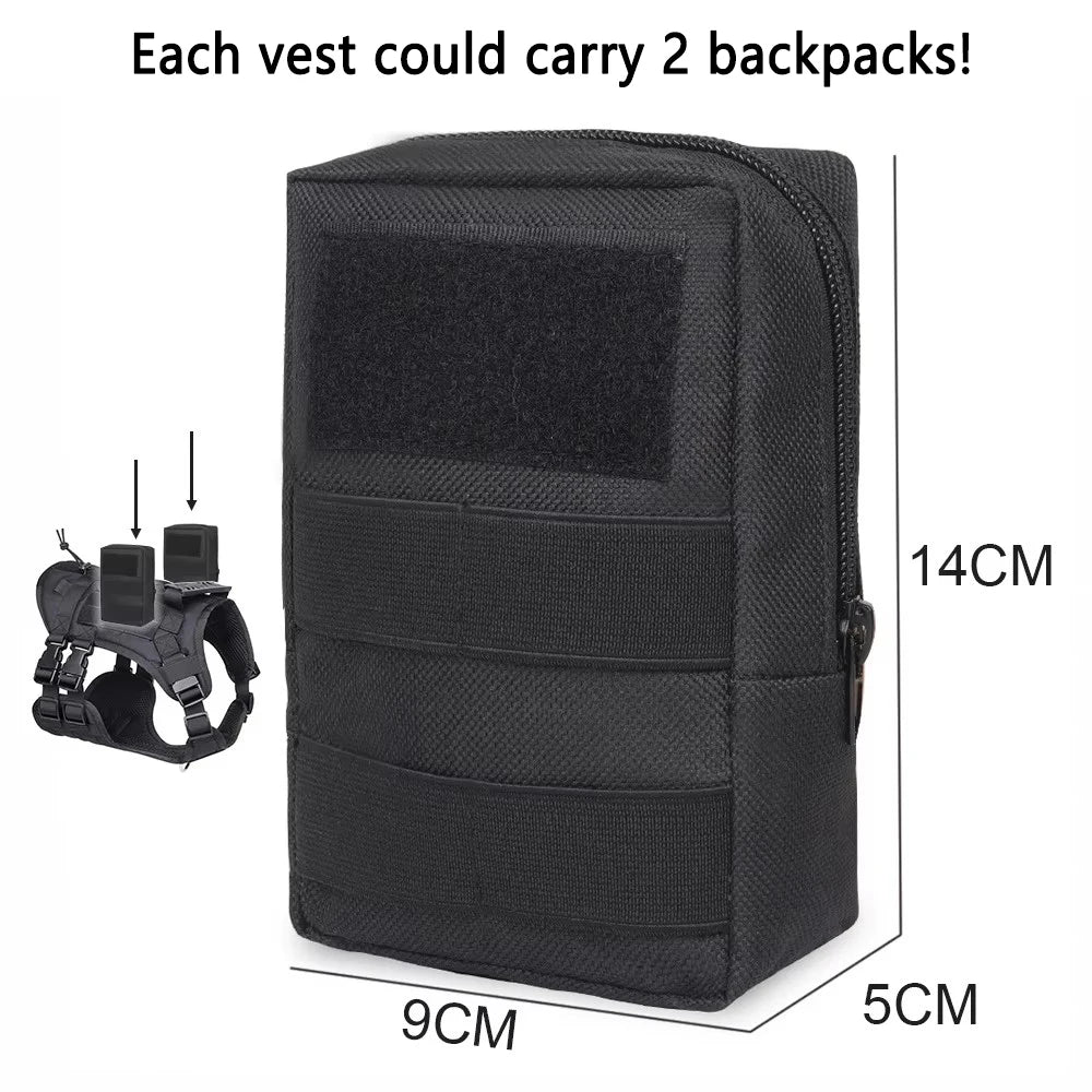 Big Dog Tactical Harness Waterproof Explosion Proof Vest For Medium To Large Dog