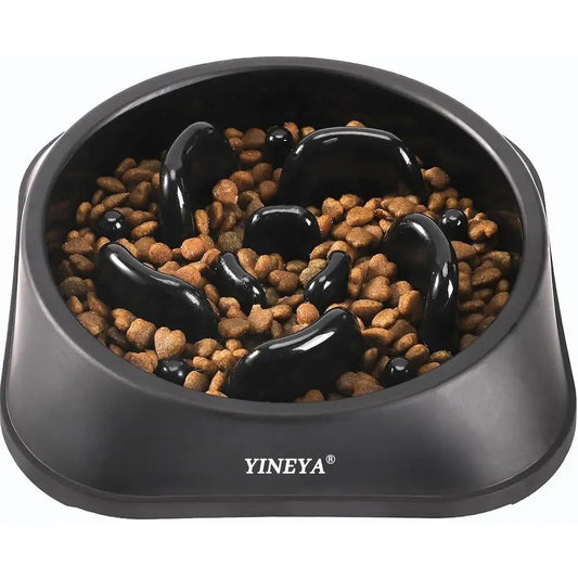 Slow Feeder Dog Bowl Maze Puzzle Feeder For Medium Breed Plastic Non Slip