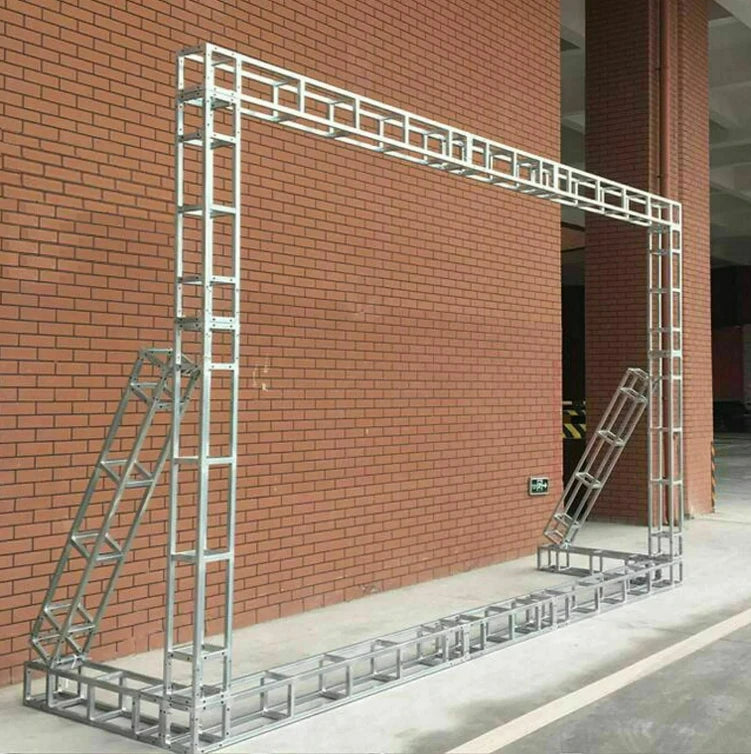 Iron Square Truss Tower Kit For Stage Lighting DJ Shows 3 Pieces Set