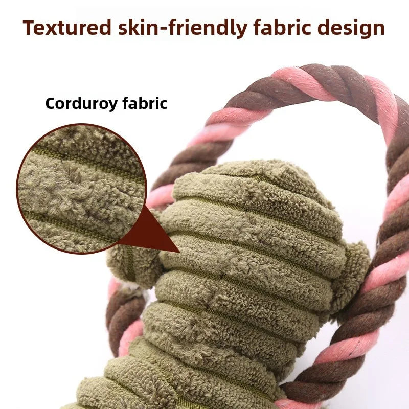 Durable Plush Long Leg Animal Dog Toy With Pull Ring For Large Dogs Chewing