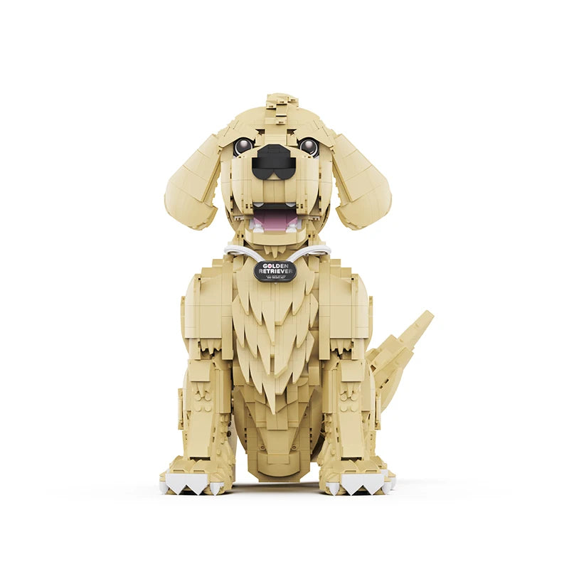 Golden Retriever Building Blocks 1754 Pcs DIY Assembly Model