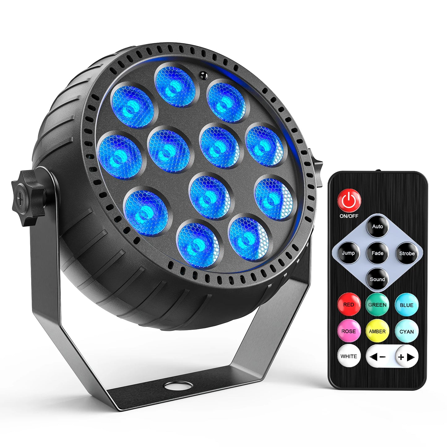 Somspot Mini RGB LED Par Lights Stage Lighting for DJ Party Bar Club Wedding