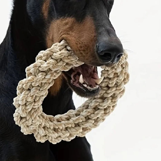 Bite Resistant Knot Dog Toys Teddy Shape Chew Toys For Small To Large Dogs