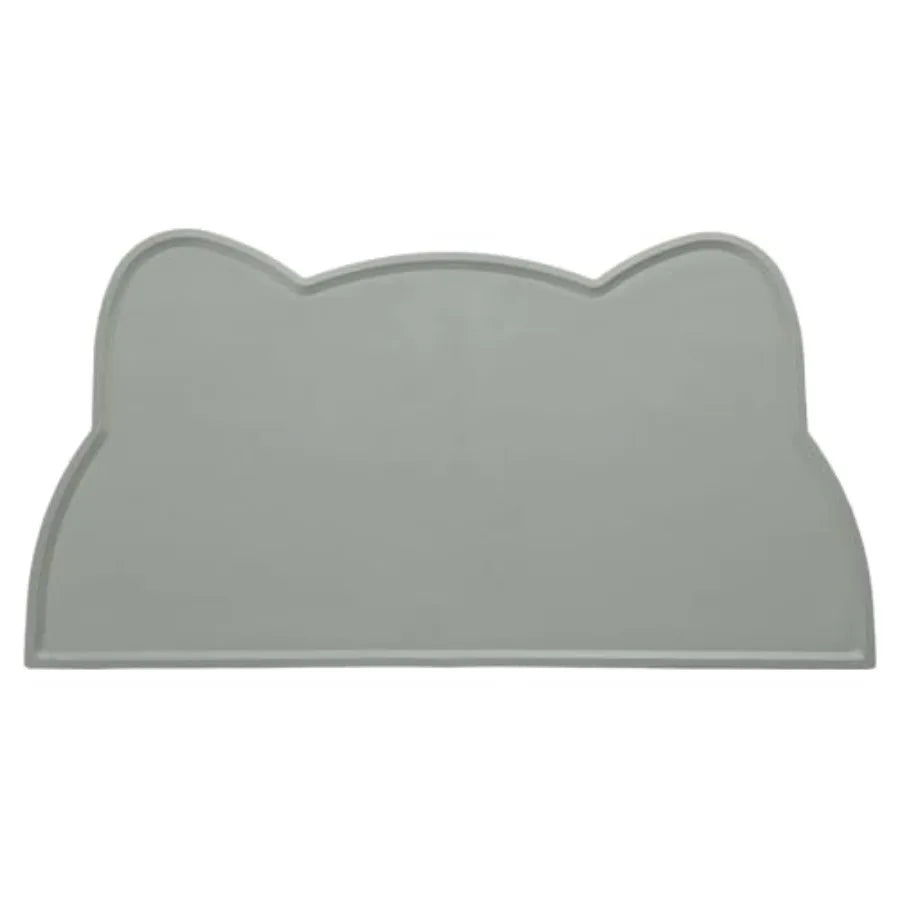 Cat Feeding Mat 17x9 Inch Silicone Non Slip Waterproof Tray With Raised Edge
