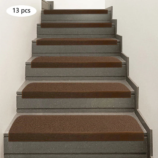 13 Piece Non Slip Stair Treads For Wooden Steps 55 X 20 Cm Indoor Mats Anti Skid