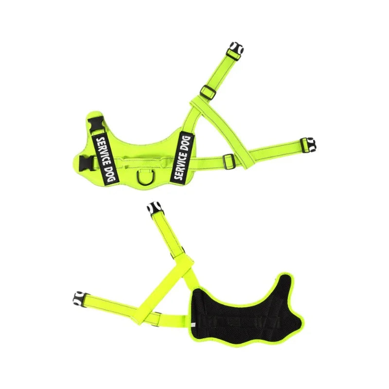 Personalized Dog Harness With Custom Name Tag For Doberman Pinscher Breathable