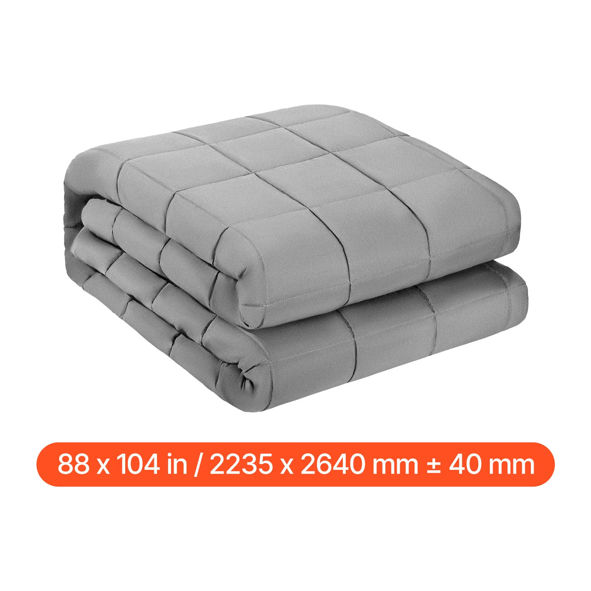 King Size Weighted Blanket 20lb Cooling Breathable Glass Beads For Adults