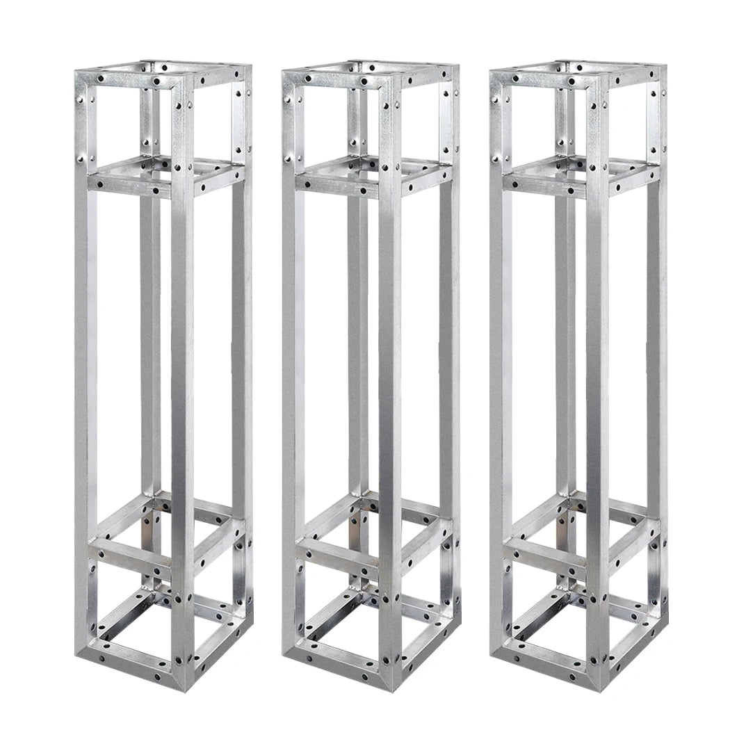 Iron Square Truss Tower Kit For Stage Lighting DJ Shows 3 Pieces Set