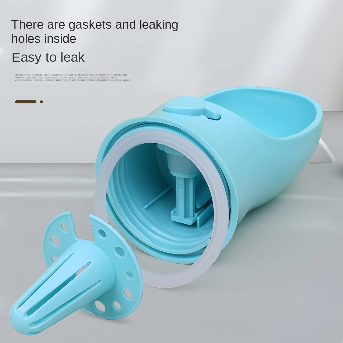 Portable Dog Cat Water Bottle With Food Storage for Pets Travel