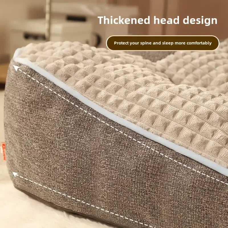 Extra Thickened 47 Inch Orthopedic Dog Bed For Large And Senior Dogs