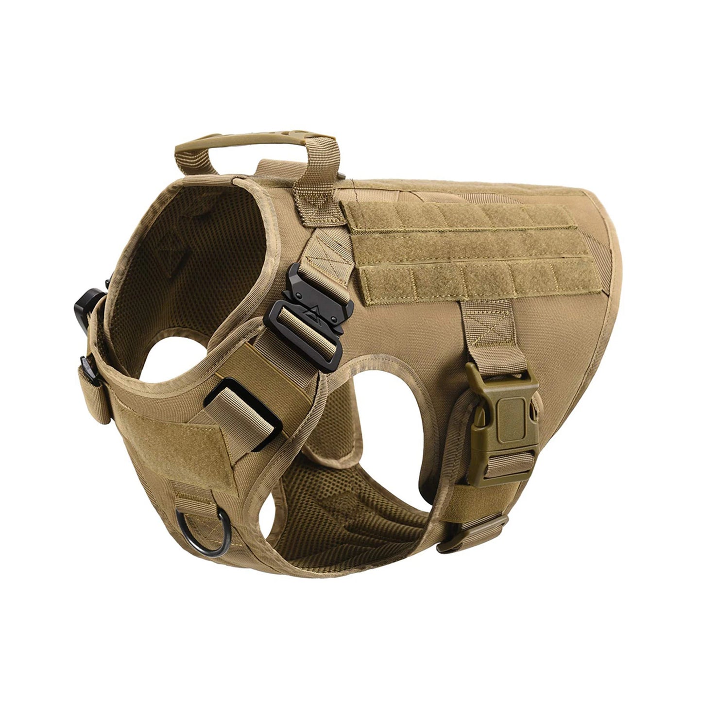 Tactical Dog Harness For German Shepherds And Large Dogs With MOLLE Pouches